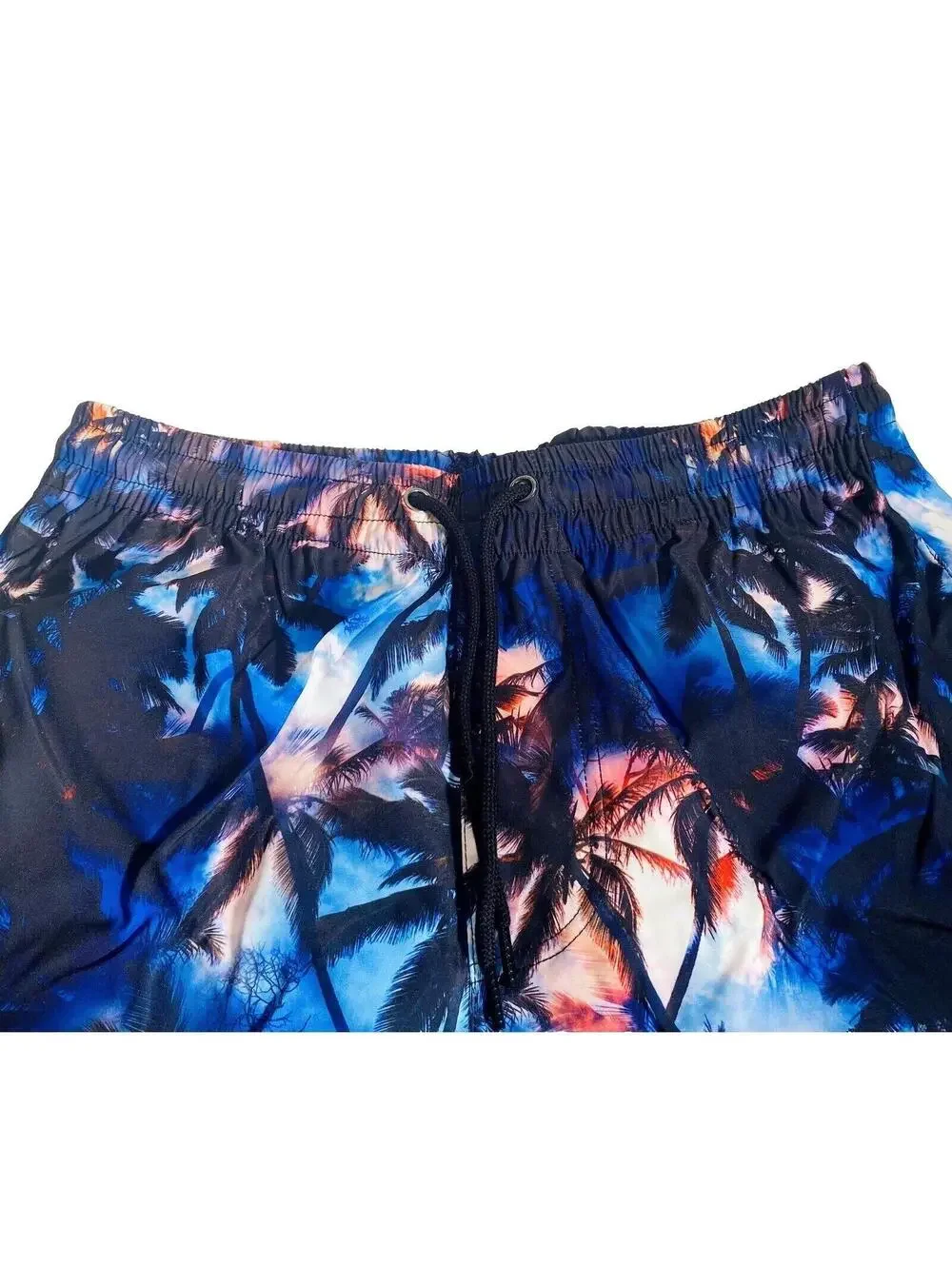 Mens Swim Trunks Casual Trendy Hawaiian Style Palm Tree Shorts For Summer New